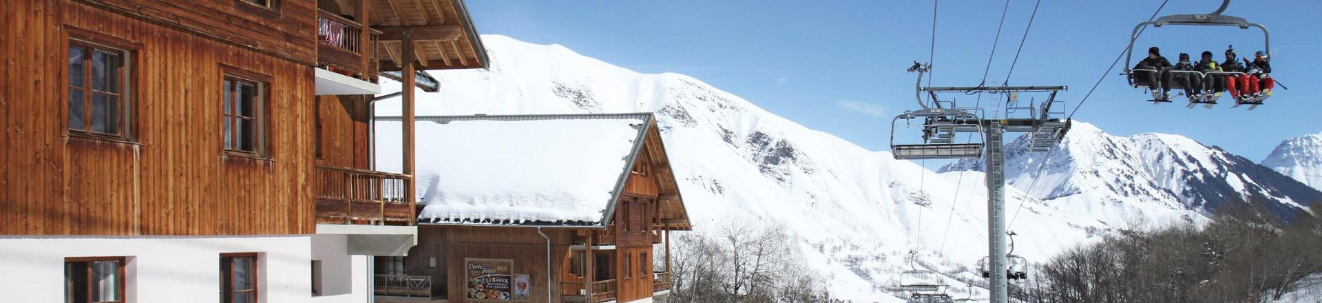 Ski verhuur Résidence l'Orée des Pistes - Saint Sorlin d'Arves - Buiten winter