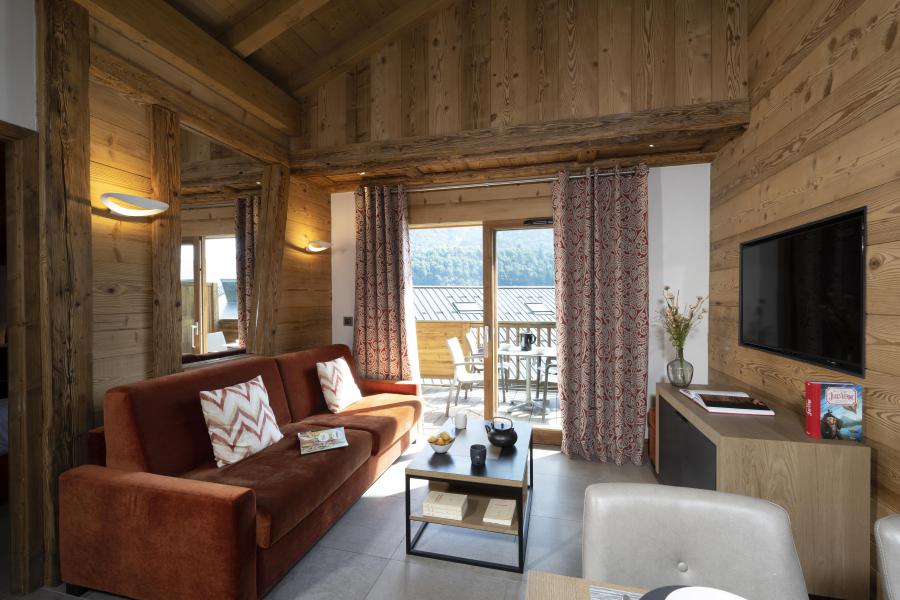 Rent in ski resort 2 room apartment 4 people - Résidence Alexane - Samoëns - Living room