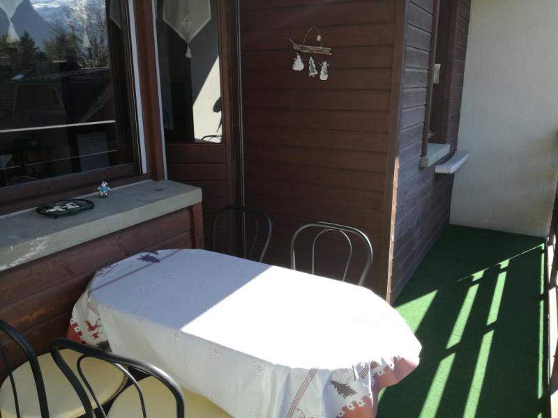 Ski verhuur Studio bergnis 4 personen (Lichens 306) - Résidence les Espaces - Samoëns - Terras