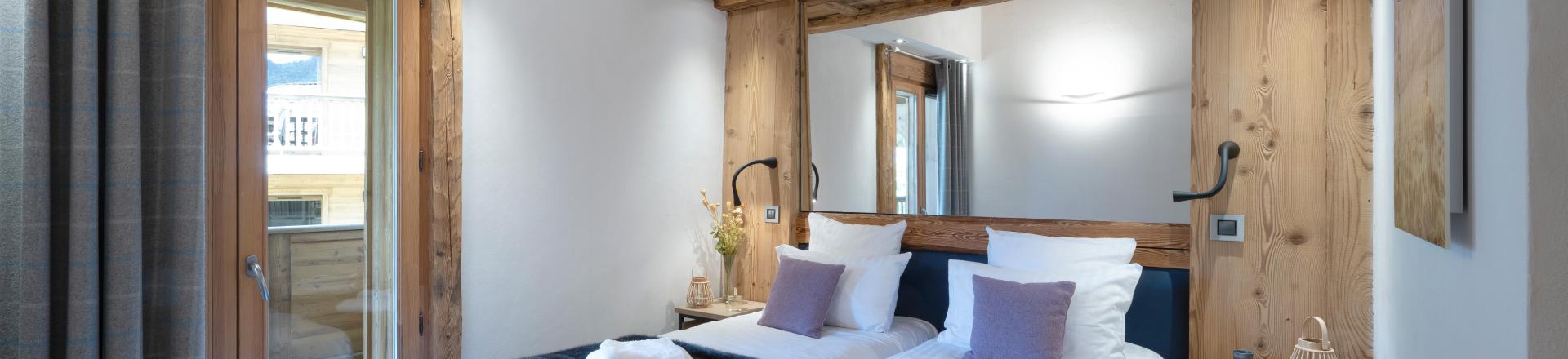 Ski verhuur Appartement 4 kamers 8 personen - Résidence Alexane - Samoëns - Kamer