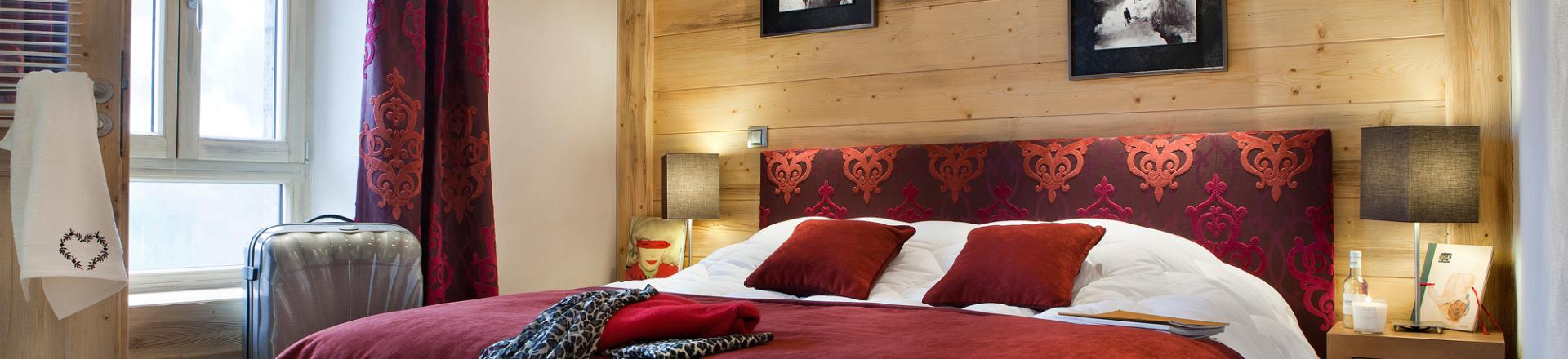 Ski verhuur Résidence Boutique Les Chalets de Layssia - Samoëns - Kamer