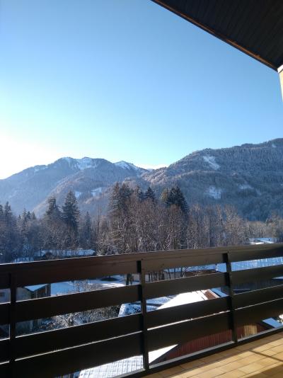 Rent in ski resort Studio sleeping corner 4 people - Les Résidences Samoëns - Samoëns - Balcony