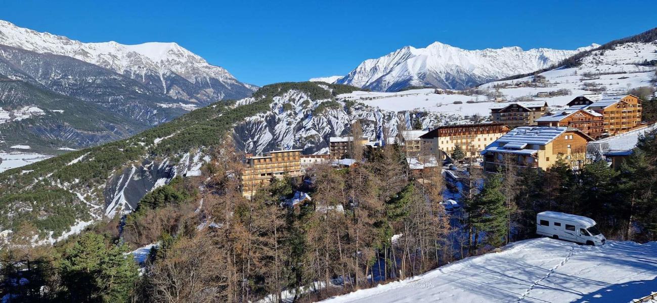 Skiverleih 2-Zimmer-Berghütte für 6 Personen (455) - Résidence la Cbu - Sauze - Super Sauze - Draußen im Winter