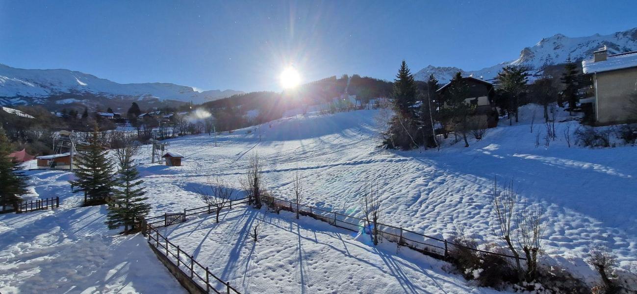 Vakantie in de bergen Appartement 2 kamers bergnis 6 personen (455) - Résidence la Cbu - Sauze - Super Sauze - Buiten winter