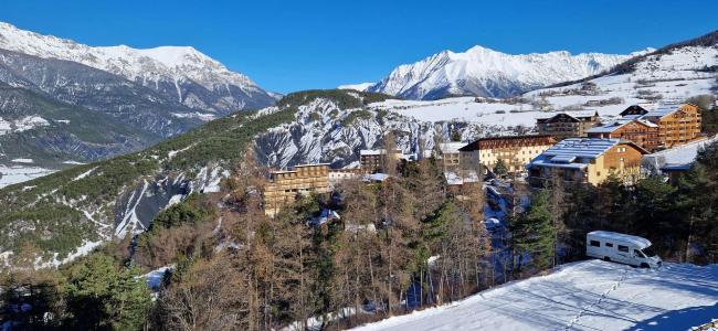 Rent in ski resort 2 room apartment sleeping corner 6 people (455) - Résidence la Cbu - Sauze - Super Sauze - Winter outside