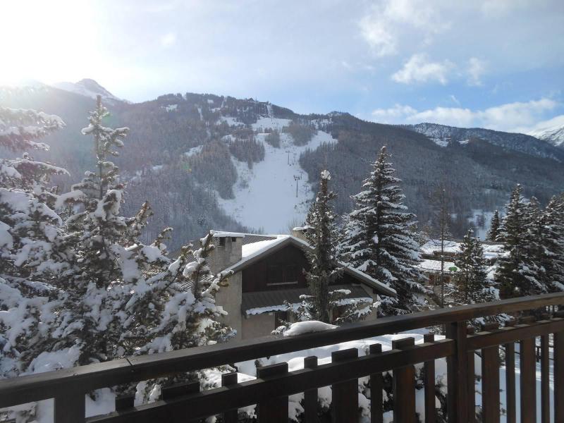 Skiverleih 5 Zimmer Maisonettewohnung für 8 Personen (2801) - Chalet Bambi Laroche - Serre Chevalier - Balkon