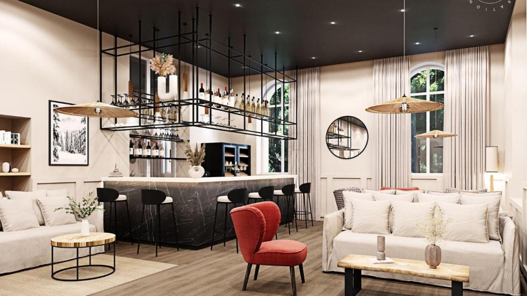 Location au ski Garrigae Caserne de Briançon & SPA - Serre Chevalier - Intérieur