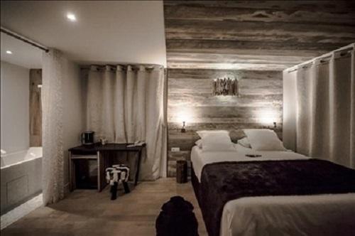 Skiverleih Cosy Bedroom (2 personen) - Hôtel Rock Noir - Serre Chevalier - Schlafzimmer