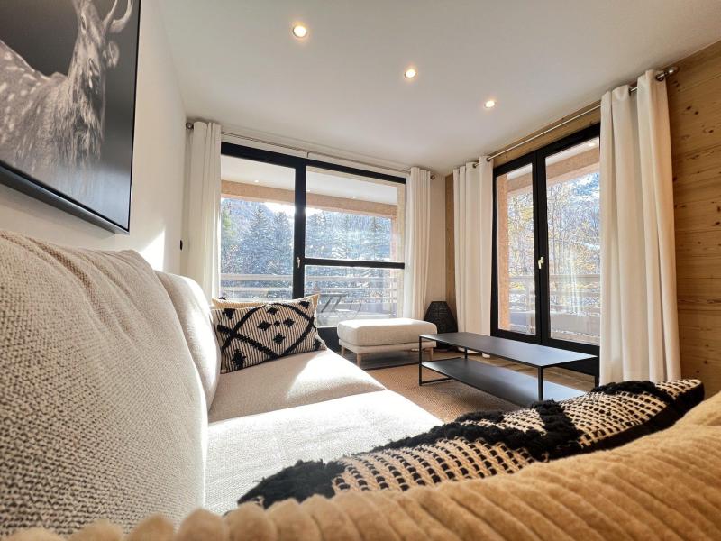 Ski verhuur Appartement 3 kamers 4 personen (201) - Jardin Alpin Benoite - Serre Chevalier - Woonkamer