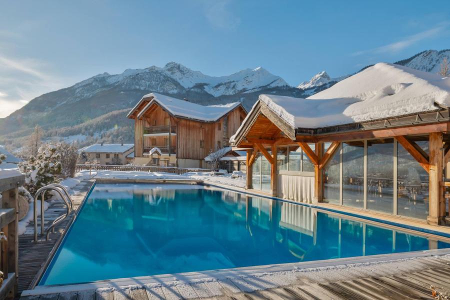 Urlaub in den Bergen 2-Zimmer-Appartment für 4 Personen (Cristol) - La Chamoissière - Serre Chevalier - Draußen im Winter