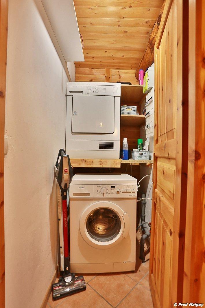 Rent in ski resort 3 room apartment 4 people (400-0153) - La Guisane - Serre Chevalier - Laundry room