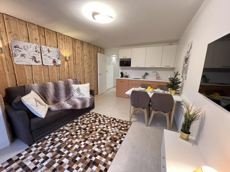 Rent in ski resort Studio cabin 4 people (410) - La Résidence Bez - Serre Chevalier - Living room