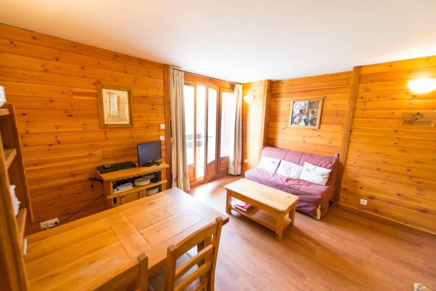 Ski verhuur Studio bergnis 4 personen (PELGOE) - La Résidence le Pelvoux - Serre Chevalier - Woonkamer