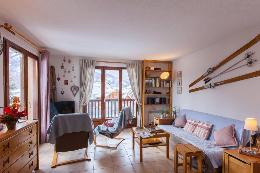 Аренда на лыжном курорте Апартаменты триплекс 5 комнат 8 чел. (01) - La Résidence le Rocher - Serre Chevalier - Салон
