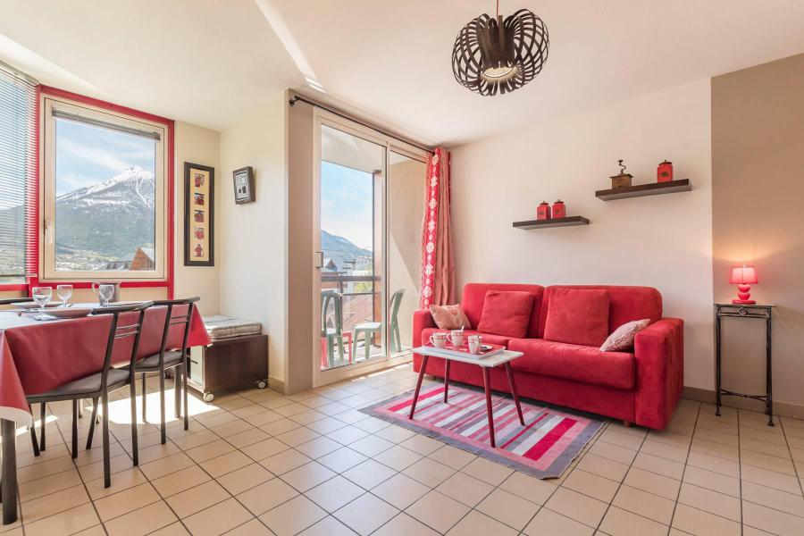 Ski verhuur Appartement 2 kamers 4 personen (409) - Le Relais de la Guisane A - Serre Chevalier - Woonkamer