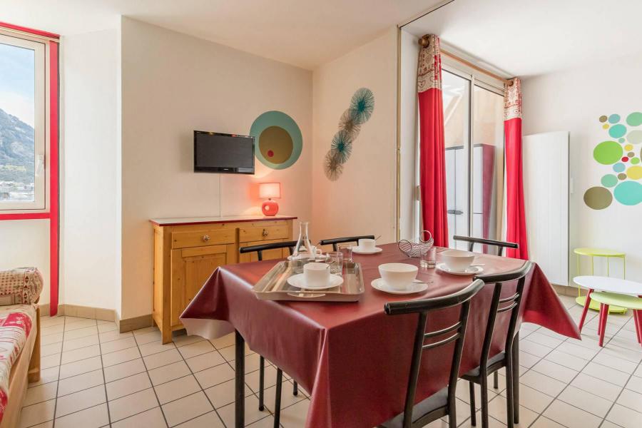 Ski verhuur Studio bergnis 6 personen (405) - Le Relais de la Guisane A - Serre Chevalier - Woonkamer