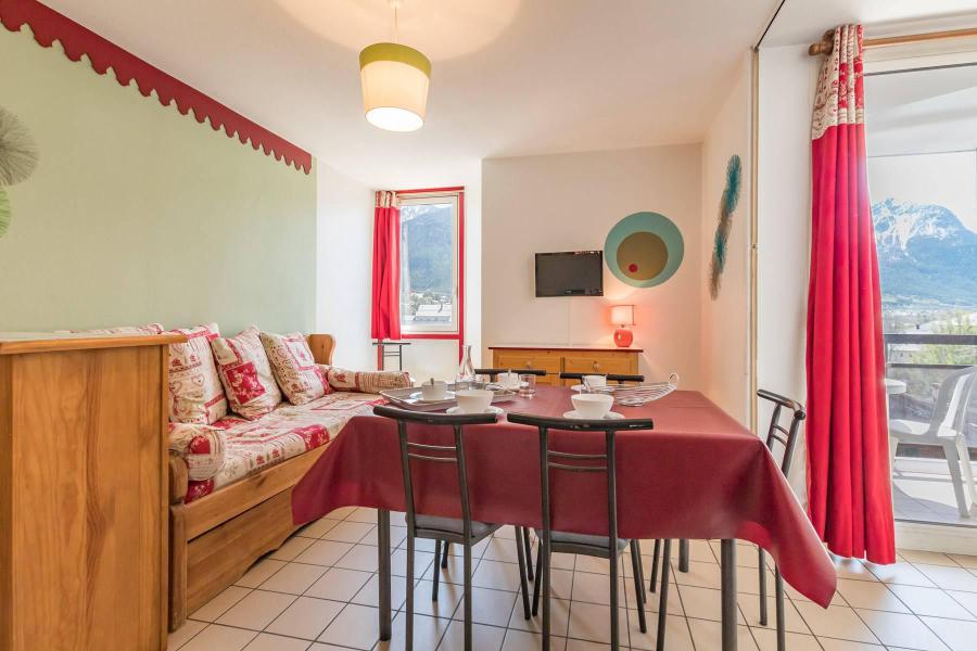 Skiverleih Studio Schlafnische 6 Personen (405) - Le Relais de la Guisane A - Serre Chevalier - Wohnzimmer