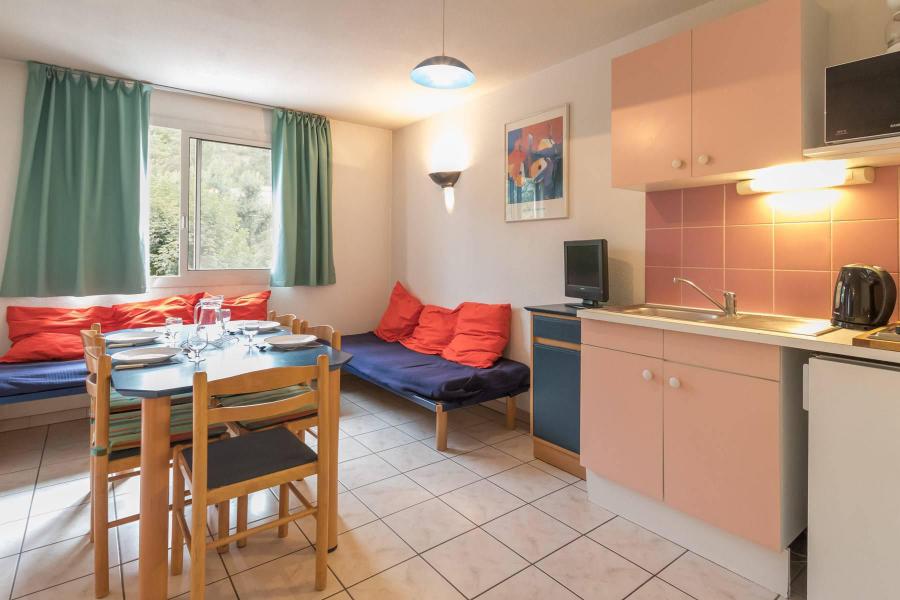 Ski verhuur Studio bergnis 4 personen (101) - Le Relais de la Guisane II - Serre Chevalier - Woonkamer