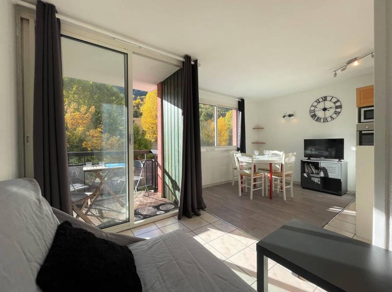 Ski verhuur Studio bergnis 4 personen (2113) - Le Relais de la Guisane II - Serre Chevalier - Woonkamer