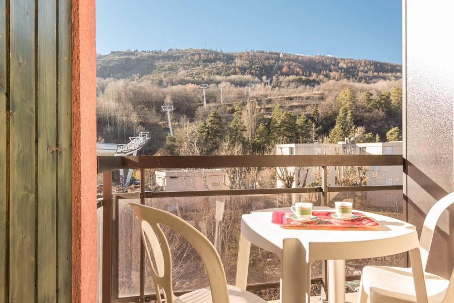 Location au ski Studio coin montagne 5 personnes (302) - Le Relais de la Guisane II - Serre Chevalier - Terrasse