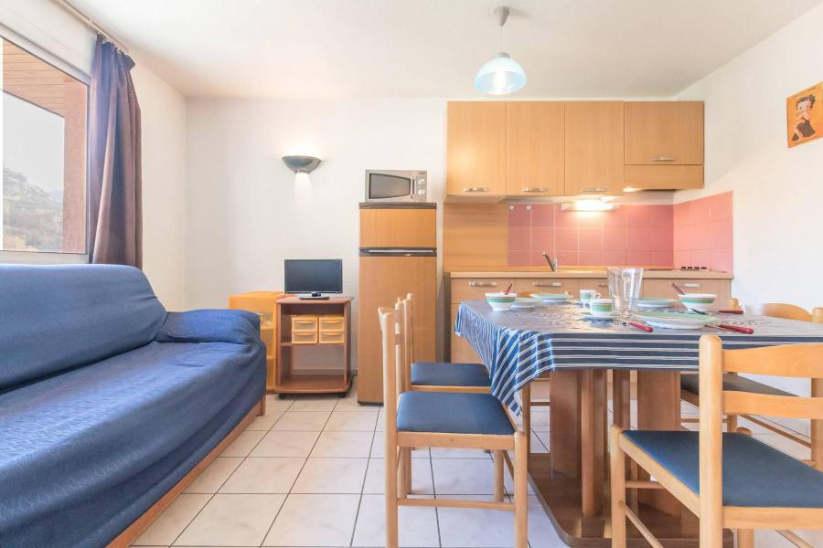 Skiverleih Studio Schlafnische 5 Personen (306) - Le Relais de la Guisane II - Serre Chevalier - Wohnzimmer