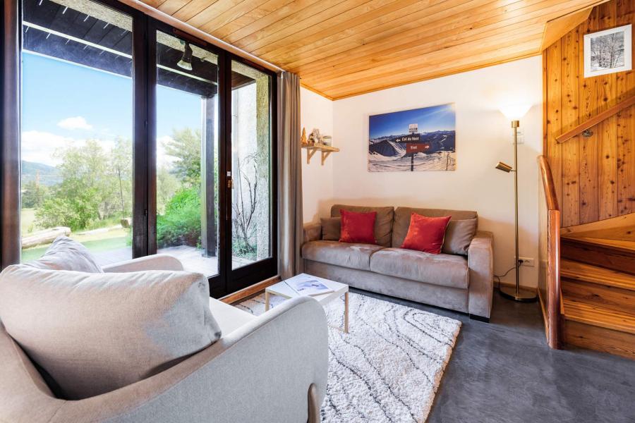 Skiverleih 4 Zimmer Maisonettewohnung für 5 Personen (3) - LES CLOS DES ABEILLES - Serre Chevalier - Wohnzimmer