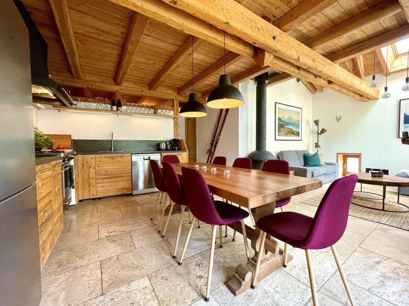 Rent in ski resort 4 room duplex apartment 8 people - Maison de Pays Bertille - Serre Chevalier - Kitchen