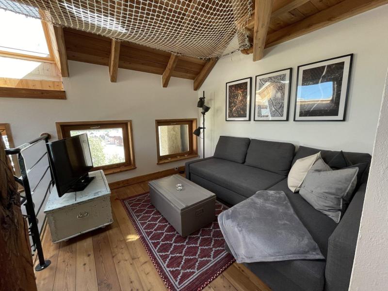 Ski verhuur Appartement duplex 4 kamers 8 personen - Maison de Pays Bertille - Serre Chevalier - Woonkamer
