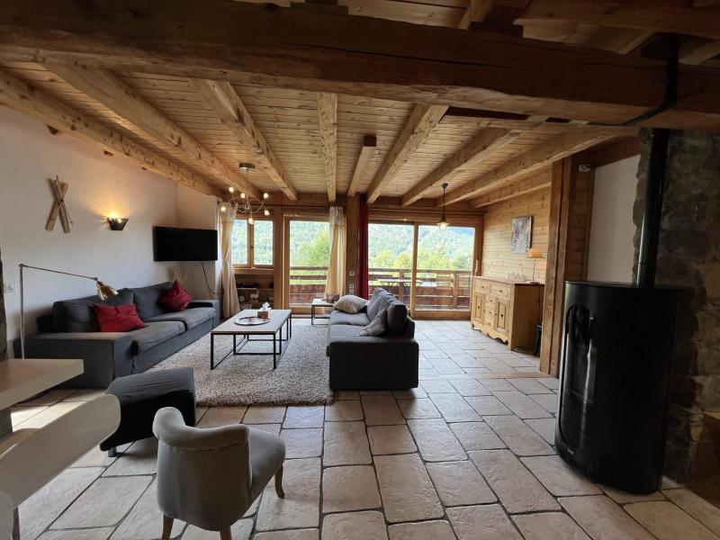 Rent in ski resort 5 room apartment 9 people - Maison de Pays la Villette - Serre Chevalier - Living room
