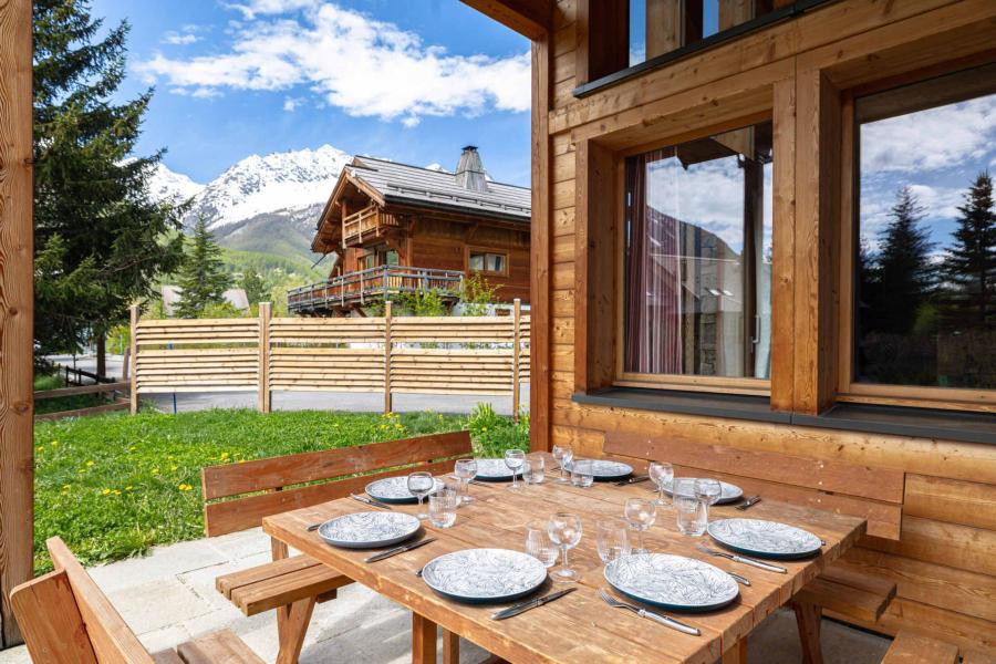 Ski verhuur Chalet triplex 9 kamers 9 personen (Marmotte 1) - MARMOTTANT - Serre Chevalier - Terras