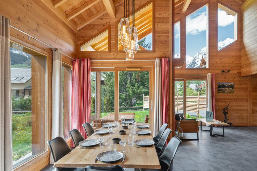 Location au ski Chalet triplex mitoyen 9 pièces 9 personnes (Marmotte 1) - MARMOTTANT - Serre Chevalier - Séjour