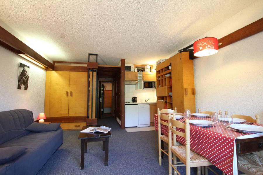 Ski verhuur Studio bergnis 5 personen (B100) - Résidence Alpage - Serre Chevalier - Woonkamer