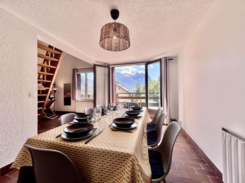 Rent in ski resort 4 room mezzanine apartment 10 people (13) - Résidence Briancelle A - Serre Chevalier - Living room