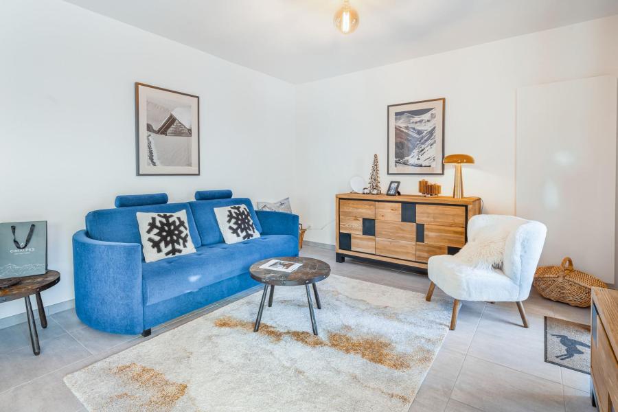 Rent in ski resort 3 room apartment 6 people (Puy Jaumar D02) - Résidence Caeli - Serre Chevalier - Living room