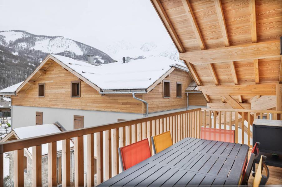 Ski verhuur Appartement 4 kamers 6 personen (Gariguette) - Résidence Caeli - Serre Chevalier - Balkon