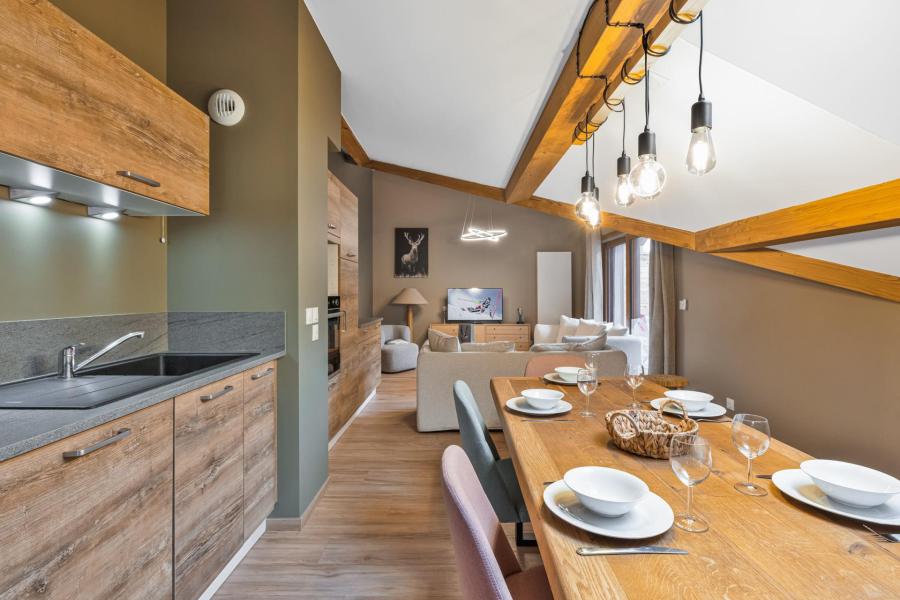 Ski verhuur Appartement 4 kamers 6 personen (Gariguette) - Résidence Caeli - Serre Chevalier - Keuken