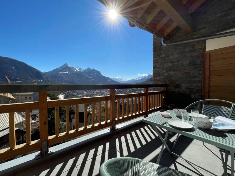 Ski verhuur Appartement 2 kamers 4 personen (640-M035) - Résidence Domaine des Grands Chalets - Milane - Serre Chevalier - Terras