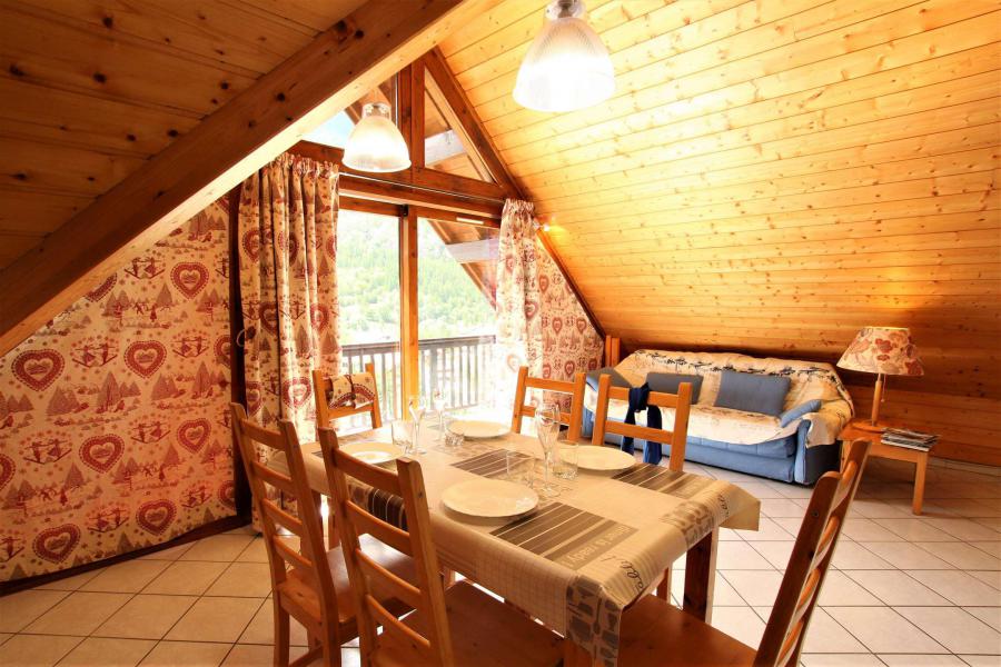 Wynajem na narty Apartament 3 pokojowy 5 osób (201) - Résidence l'Ancolie - Serre Chevalier - Pokój gościnny