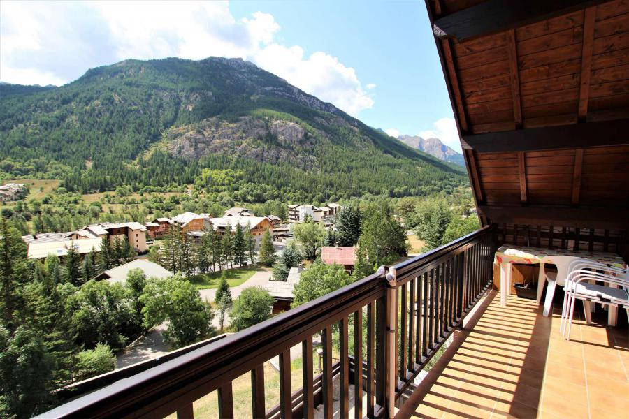 Ski verhuur Appartement 3 kamers 5 personen (201) - Résidence l'Ancolie - Serre Chevalier - Terras