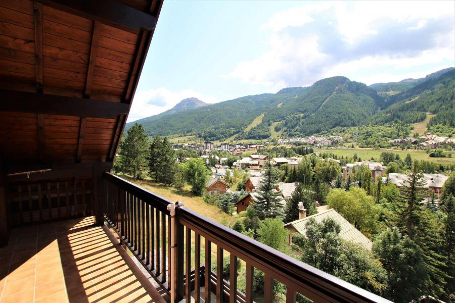 Ski verhuur Appartement 3 kamers 5 personen (201) - Résidence l'Ancolie - Serre Chevalier - Terras