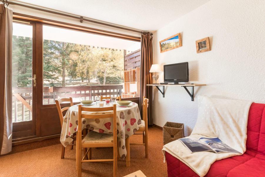 Ski verhuur Studio bergnis 4 personen (DMI007) - Résidence l'Izoard - Serre Chevalier - Woonkamer