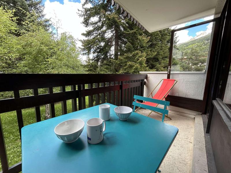 Ski verhuur Studio bergnis 4 personen (NOL002) - Résidence l'Izoard - Serre Chevalier - Balkon