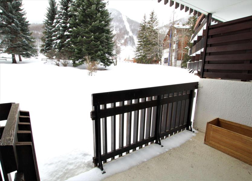 Location au ski Studio coin montagne 4 personnes (014) - Résidence l'Izoard - Serre Chevalier - Balcon