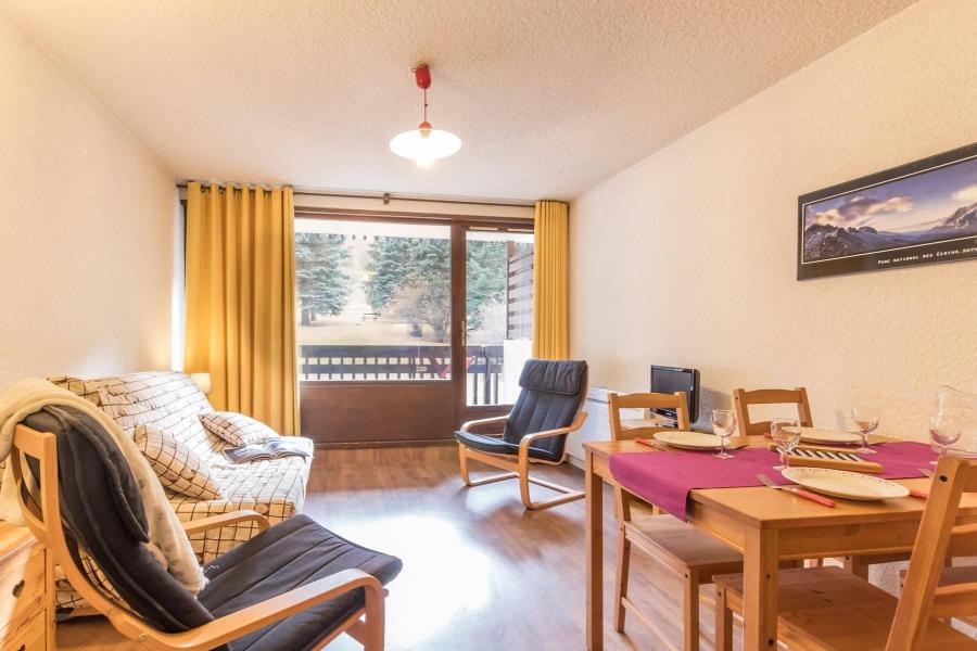 Skiverleih Studio Schlafnische 4 Personen (015) - Résidence l'Izoard - Serre Chevalier - Wohnzimmer