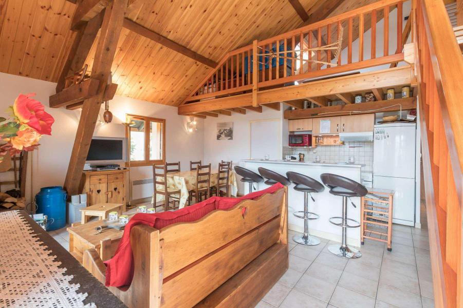 Wynajem na narty Apartament 4 pokojowy z antresolą 12 osób - Résidence la Clé des Champs - Serre Chevalier - Pokój gościnny