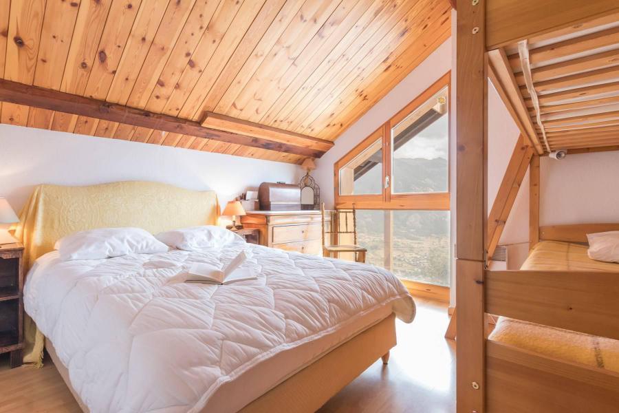 Skiverleih Wohnung 4 Mezzanine Zimmer 12 Leute - Résidence la Clé des Champs - Serre Chevalier - Offener Schlafbereich