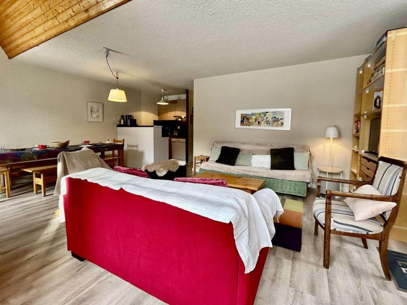 Ski verhuur Appartement 4 kamers 7 personen (01) - Résidence le Bourg - Serre Chevalier - Woonkamer