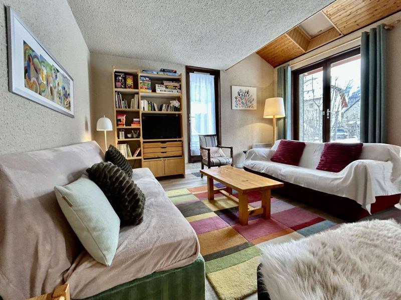 Ski verhuur Appartement 4 kamers 7 personen (01) - Résidence le Bourg - Serre Chevalier - Woonkamer