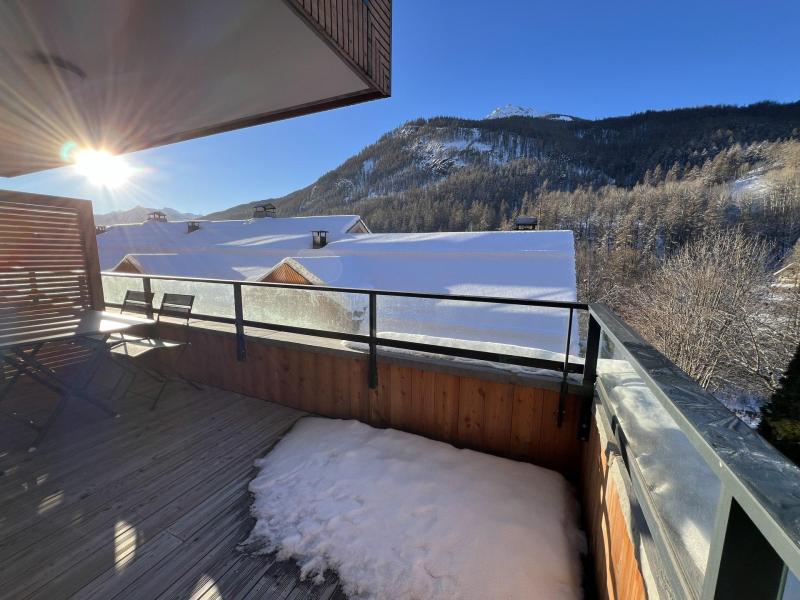 Rent in ski resort Résidence Le Jardin des Eduits - Serre Chevalier - Terrace