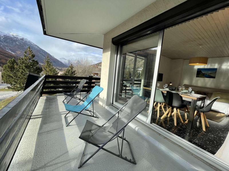 Skiverleih 3-Zimmer-Appartment für 6 Personen (0210) - Résidence le Pic Blanc - Serre Chevalier - Balkon